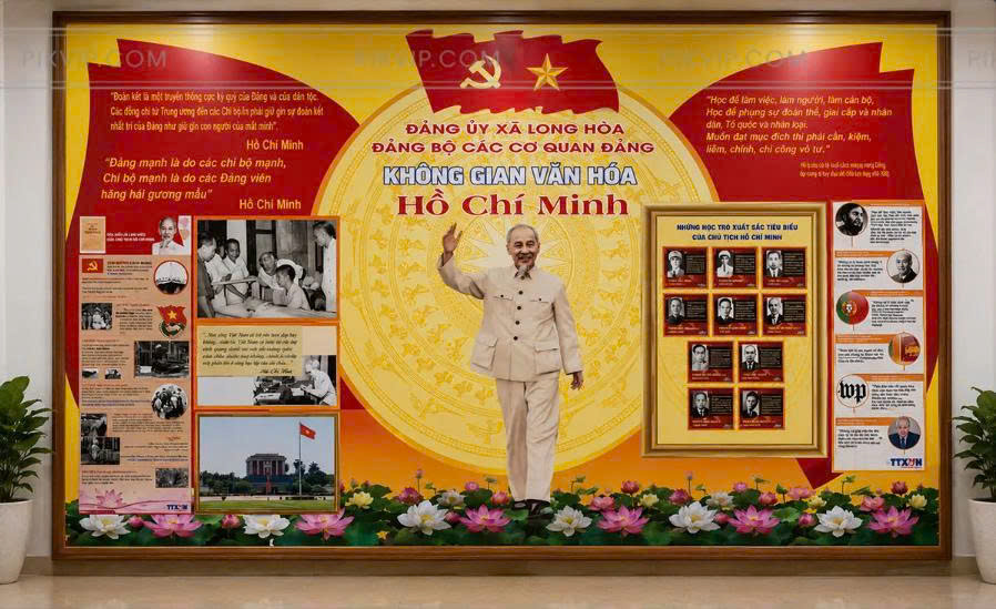 Mẫu Không Gian Văn Hóa Hồ Chí Minh Trống Đồng
