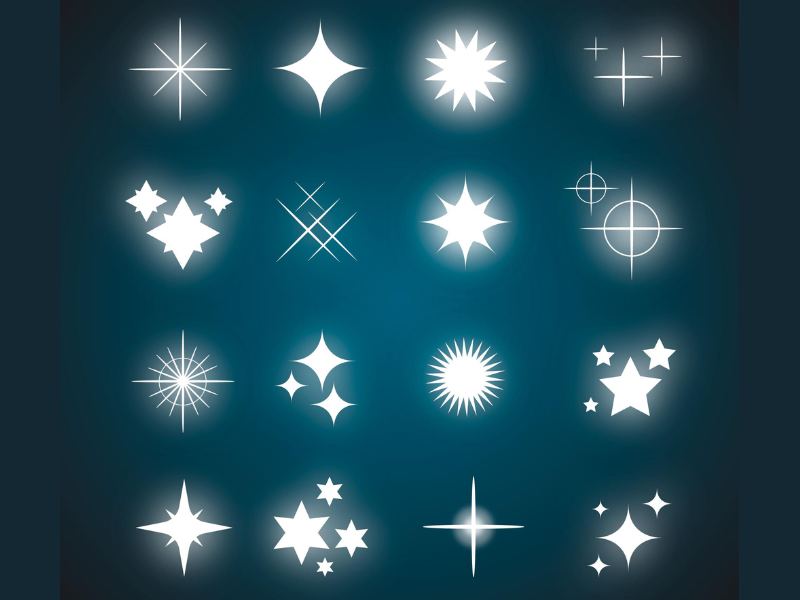 Tải Bộ File Vector Bling Hiệu Ứng Lấp Lánh Đẹp Nhất