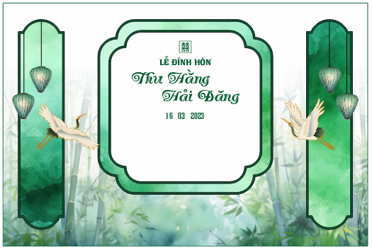 Vector Cổng Chào Đám Cưới Chuẩn Nét (AI/EPS/SVG/PNG) - Mẫu Thiết Kế Sẵn Chuẩn In Ấn