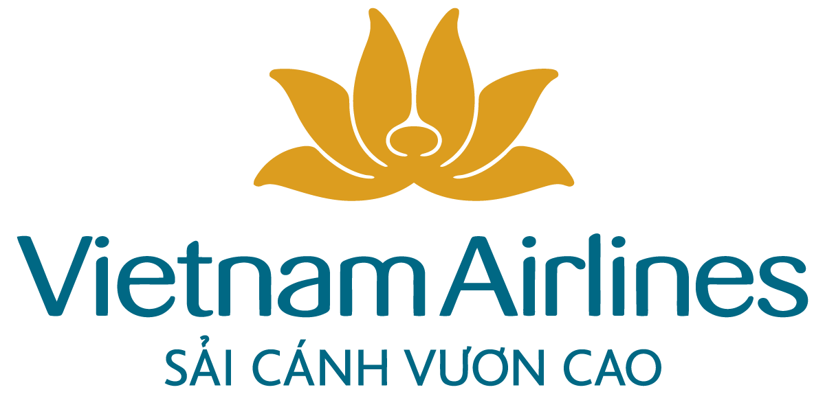 Vector Logo Vietnam Airlines (VNA) Chuẩn Nét (AI/EPS/SVG/PNG) - Biểu Tượng Bông Sen Vàng Sạch Nét