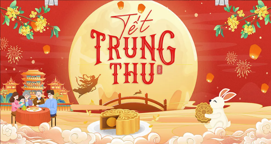 Tải File Banner Vector Tết Trung Thu Sum Vầy, Thỏ Ngọc & Bánh Trung Thu Truyền Thống