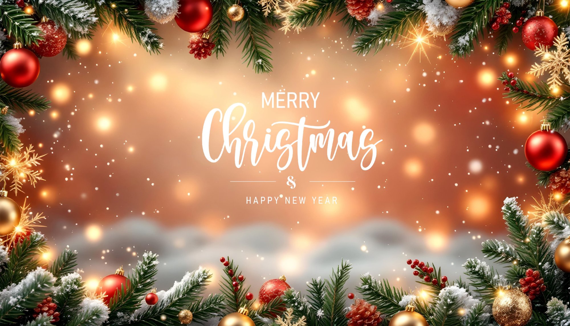 Vector Social Post Giáng Sinh Ấm Cúng (Cozy Realistic Christmas) – Style Chuông Vàng Chân Thực