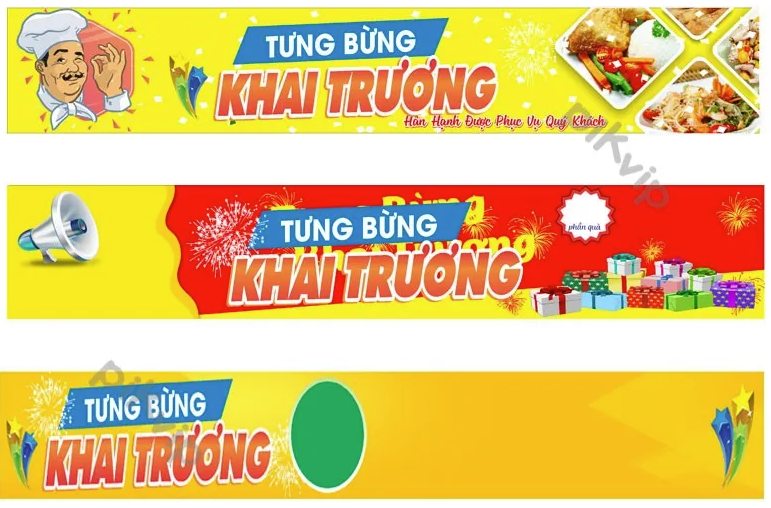 Tải File Vector Bộ Sưu Tập Vector Banner Khai Trương Tưng Bừng Đa Dạng Chủ Đề