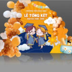 baner tổng kết năm học vector