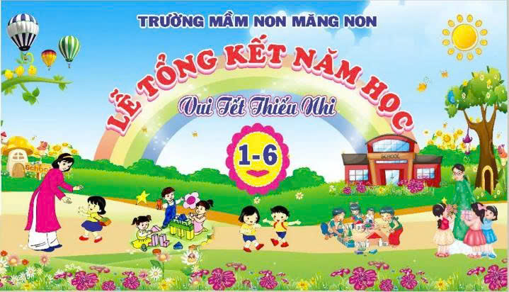 Vector Lễ Tổng Kết Năm Học Của Trường Mầm Non