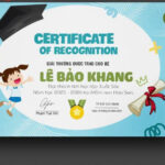 Thiết Kế Giấy Khen Thưởng Học Sinh Mầm Non Xuất Sắc