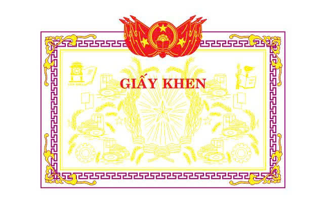 Phôi giấy khen cho học sinh